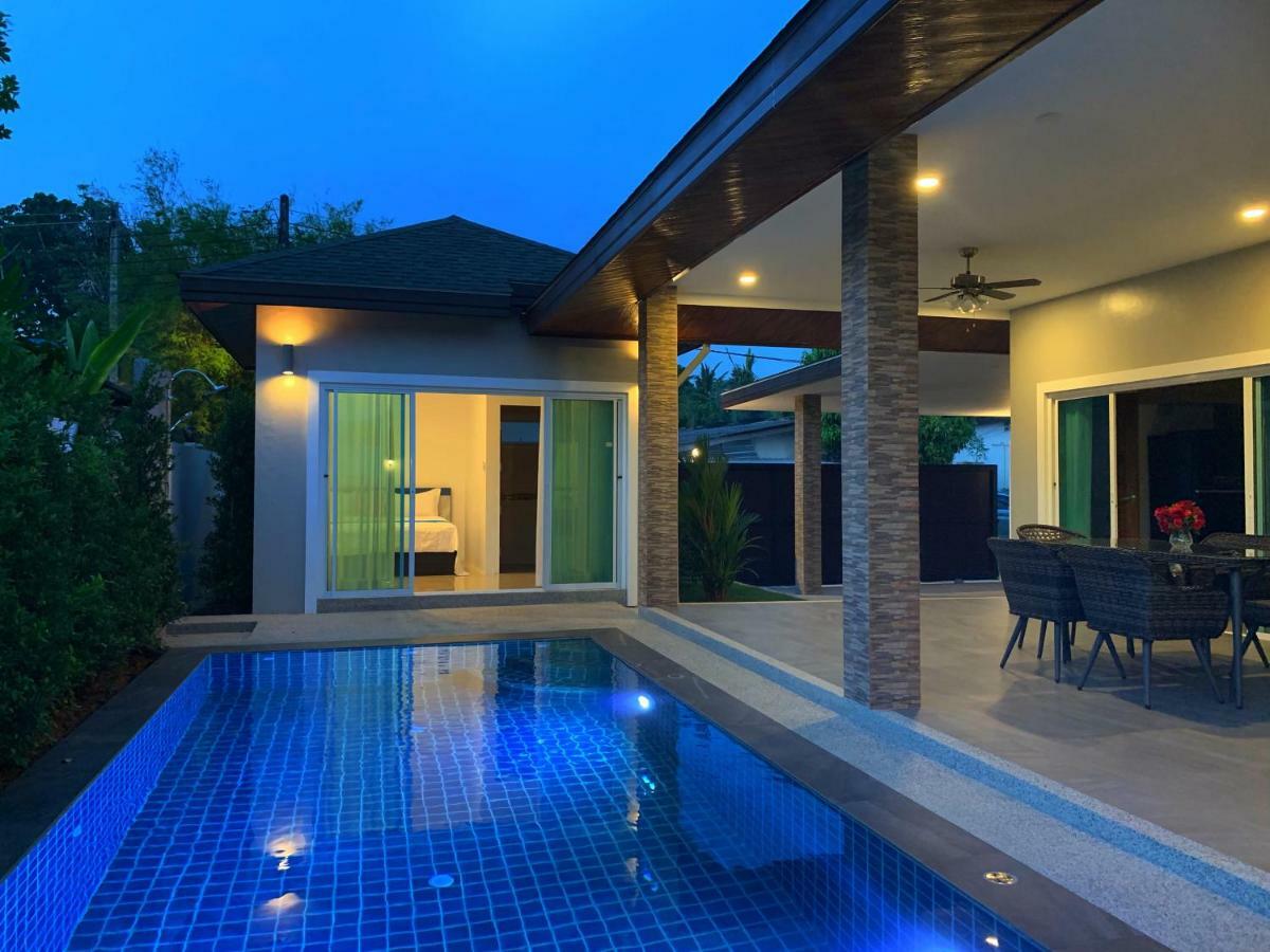 Private New Pool Villa Near Laguna หาดบางเทา ภายนอก รูปภาพ