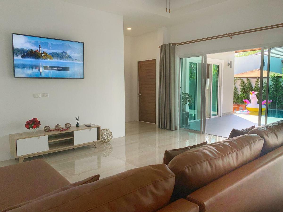 Private New Pool Villa Near Laguna หาดบางเทา ภายนอก รูปภาพ